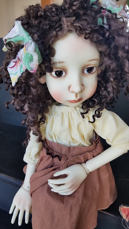 12" Big Stella Wool ooak wig